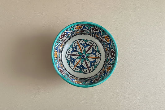 Handgemaakte Marokkaanse Saladeschaal 20cm