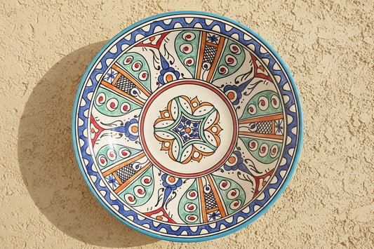 Handgemaakte Marokkaanse Schaal Sevilla 35cm