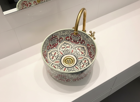 Handgemaakte Marokkaanse Waskom Andalusië - 30 cm