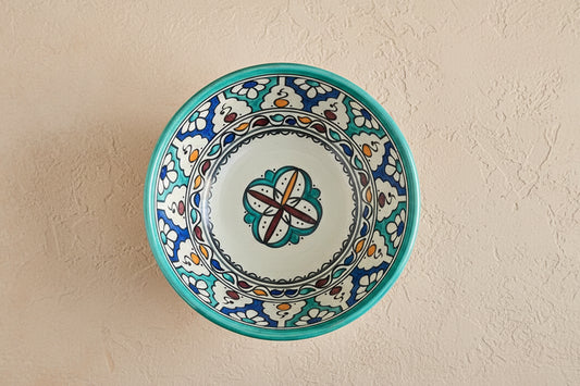 Handgemaakte Marokkaanse Saladeschaal 20cm