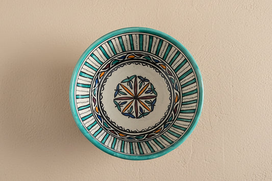 Handgemaakte Marokkaanse Saladeschaal 20cm
