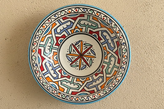 Handgemaakte Marokkaanse Schaal Sahara 25cm