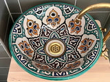 Handgemaakte Marokkaanse Waskom Sahara 40 cm