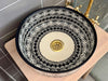 Luxe Marokkaanse Waskom Casablanca 35 cm Zwart