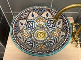 Handgemaakte Marokkaanse Waskom Andalusië 35 cm