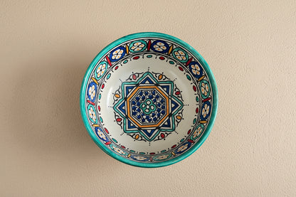 Handgemaakte Marokkaanse Saladeschaal 20cm