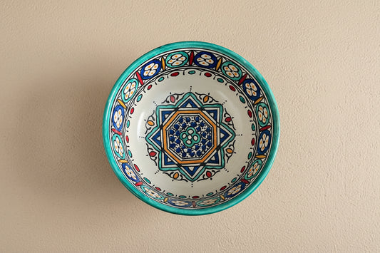 Handgemaakte Marokkaanse Saladeschaal 20cm