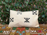 Kelim Kussensloop Berbers Ecru
