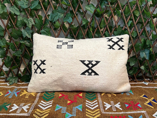 Kelim Kussensloop Berbers Ecru