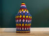 Berber Wollen Mand XXL Gekleurd 4