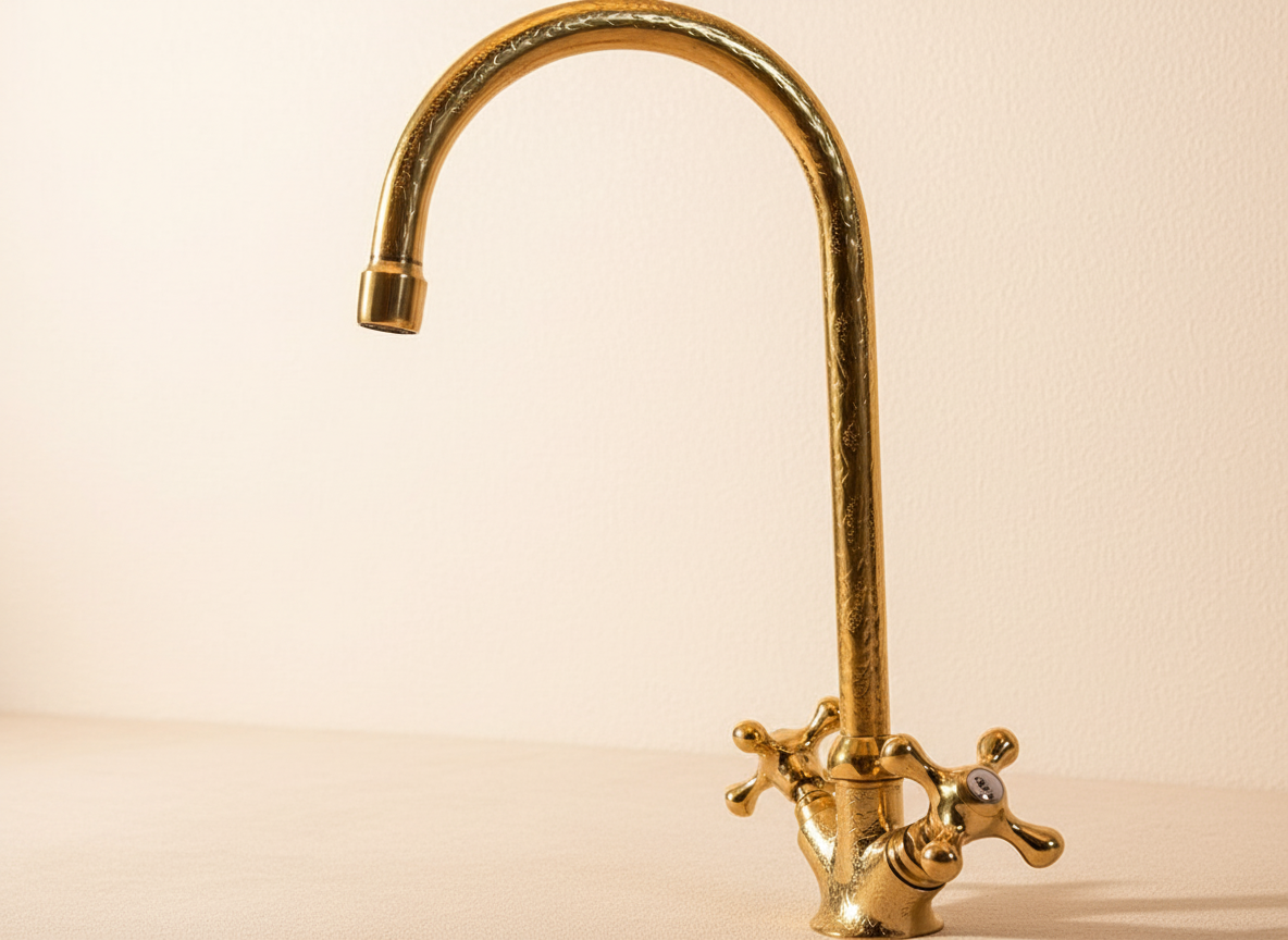 Handgegraveerde Messing Marokkaanse kraan