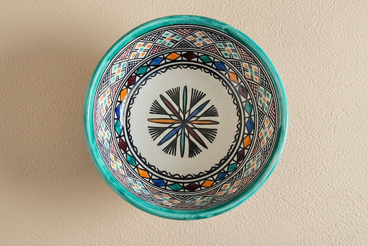 Handgemaakte Marokkaanse Saladeschaal 20cm