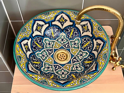 Handgemaakte Marokkaanse wasbak