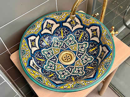 Handmade Moroccan sink