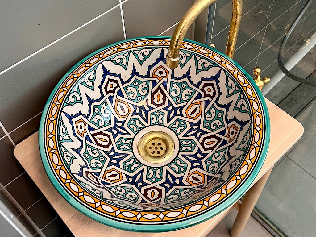 Handmade Moroccan sink