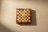 Houten schaakbord