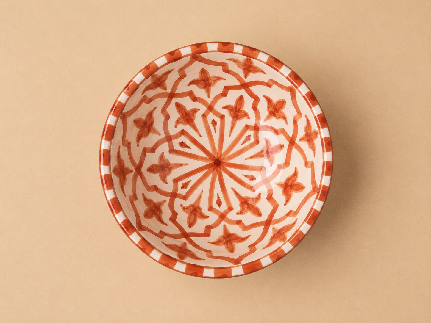 Handgemaakte Marokkaanse Saladeschaal 20cm
