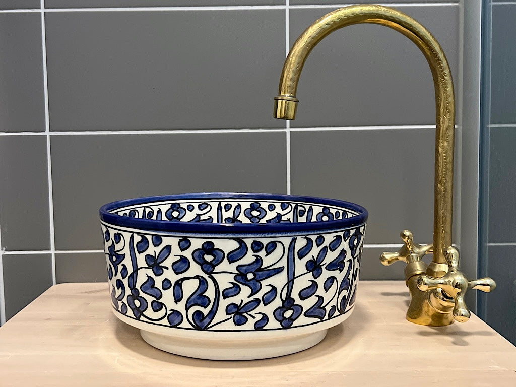 Marokkaanse_Waskom_Blauw_25cm