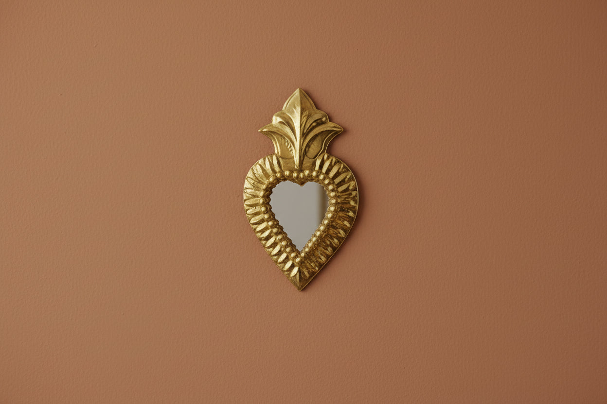 Messing Spiegel ananas