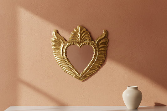 Messing Spiegel Hart