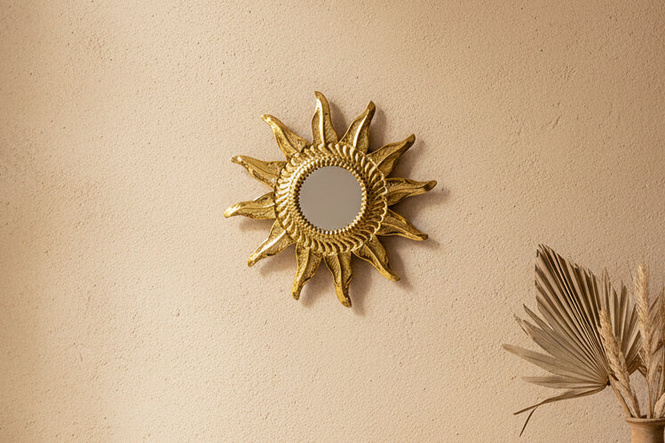 Messing Spiegel Zon
