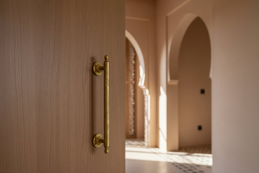 Messing Deur- en Kasthendel 30cm