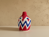 Berber Wollen Mand Rood/Wit/Blauw