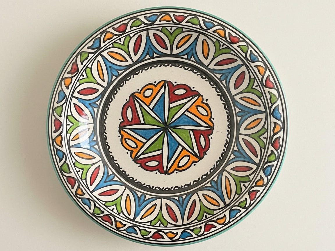 Handgemaakte Marokkaanse Schaal Cordoba 26cm