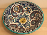 Handgemaakte Marokkaanse waskom Alcázar Paisley – 40 cm