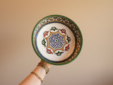 Handgemaakte Marokkaanse saladeschaal Fez Stermedaillon 24 cm