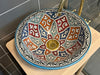 Handgemaakte Marokkaanse waskom Alhambra 35 cm